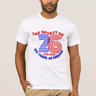 DE GEEST VAN 26 LEEFT VOORT: 250 JAAR VRIJHEID T-SHIRT