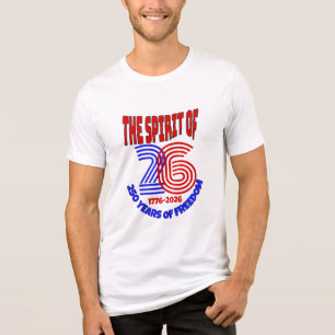 DE GEEST VAN 26 LEEFT VOORT: 250 JAAR VRIJHEID Tri-Blend SHIRT