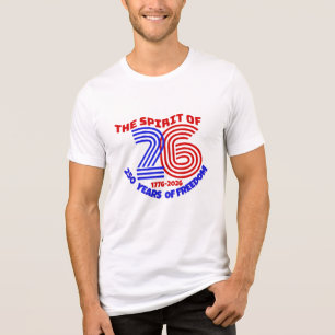 DE GEEST VAN 26 LEEFT VOORT: 250 JAAR VRIJHEID Tri-Blend SHIRT