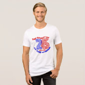 DE GEEST VAN 26 LEEFT VOORT: 250 JAAR VRIJHEID Tri-Blend SHIRT (Voorkant volledig)