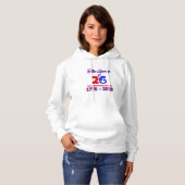 DE GEEST VAN 26 - SEMIQUINCENTENNIAL HOODIE (Voorkant volledig)