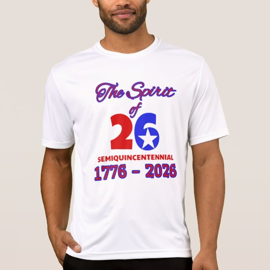 DE GEEST VAN 26: SEMIQUINCENTENNIAL T-SHIRT (Voorkant)