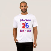 DE GEEST VAN 26: SEMIQUINCENTENNIAL T-SHIRT (Voorkant volledig)
