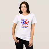 DE GEEST VAN 26 - SEMIQUINCENTENNIAL Tri-Blend SHIRT (Voorkant volledig)