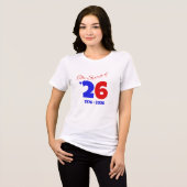DE GEEST VAN 26 Tri-Blend SHIRT (Voorkant volledig)