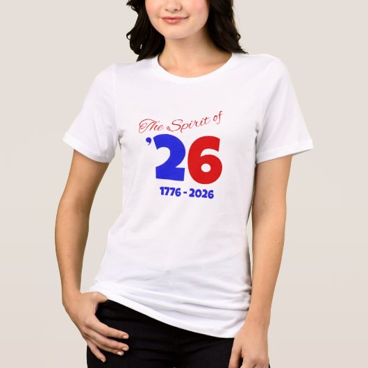 DE GEEST VAN 26 Tri-Blend SHIRT (Voorkant)