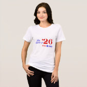 DE GEEST VAN 26 Tri-Blend SHIRT (Voorkant volledig)