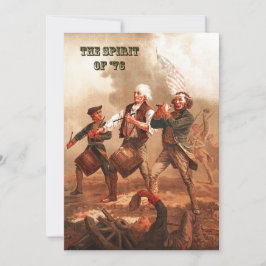De Geest van '76. 4 juli Fine Art Kaart