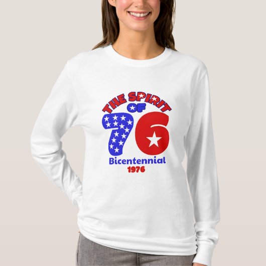 DE GEEST VAN 76: BICENTENNIAL 1976 T-SHIRT (Voorkant)