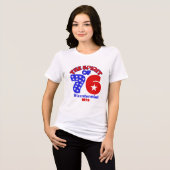 DE GEEST VAN 76: BICENTENNIAL 1976 Tri-Blend SHIRT (Voorkant volledig)