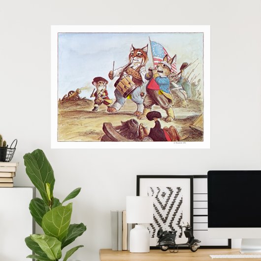 "De geest van '76'-Poster van Willard/Tripp Poster (Thuiskantoor)