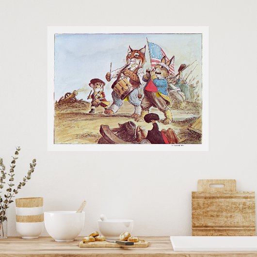 "De geest van '76'-Poster van Willard/Tripp Poster (Keuken)