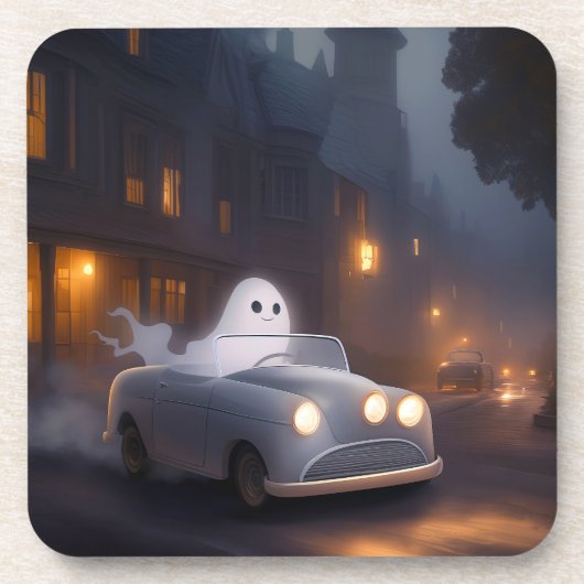 De geest van All Hallows Eve | De Joyride van een  Bier Onderzetter (Voorkant)