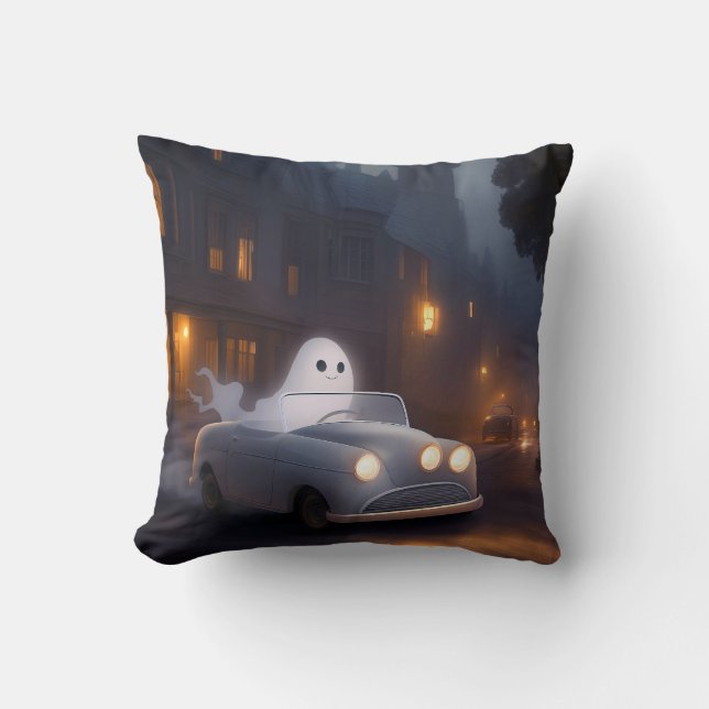 De geest van Allerheiligenavond | Een spookachtige Kussen (Voorkant)