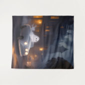 De geest van Allerheiligenavond | Een spookachtige Wandkleed (Voorkant (horizontaal))