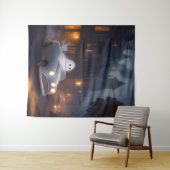 De geest van Allerheiligenavond | Een spookachtige Wandkleed (In Situ (horizontaal))