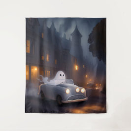 De geest van Allerheiligenavond | Een spookachtige Wandkleed