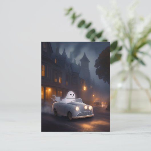 De Geest van Allerheiligenavond | Een Spookrit Briefkaart (Staand voorkant)