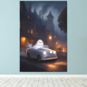 De Geest van Allerheiligenavond | Een Spookrit Canvas Afdruk (Insitu (Houten vloer))