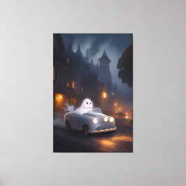 De Geest van Allerheiligenavond | Een Spookrit Canvas Afdruk