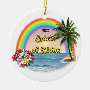 De geest van Aloha Keramisch Ornament