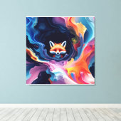 De geest van Aurora Canvas Afdruk (Insitu (Houten vloer))