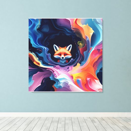 De geest van Aurora Canvas Afdruk (Insitu (Houten vloer))