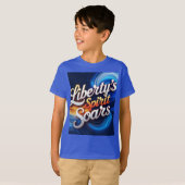 De geest van de bibliotheek stijgt t-shirt (Voorkant volledig)