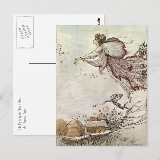 "De geest van de bijenkorf" Briefkaart (Voorkant / Achterkant)