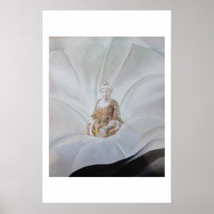 De Geest van de Bloem - collagekunst Poster