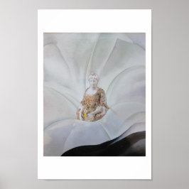 De Geest van de Bloem - collagekunst Poster