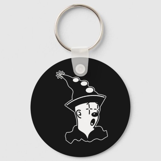 De geest van de clown verrast sleutelhanger (Voorkant)