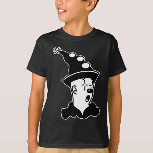 De geest van de clown verrast t-shirt (Voorkant)