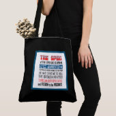 De geest van de God is op mij Christelijk Tote Bag (Dichtbij)