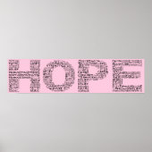 De geest van de hoop (zwarte tekst) poster (Voorkant)