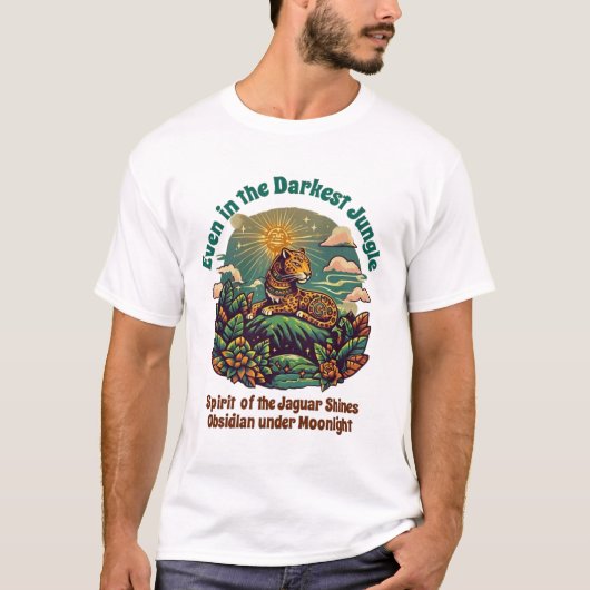 De geest van de Jaguar Warrior – Aztec-I T-shirt (Voorkant)