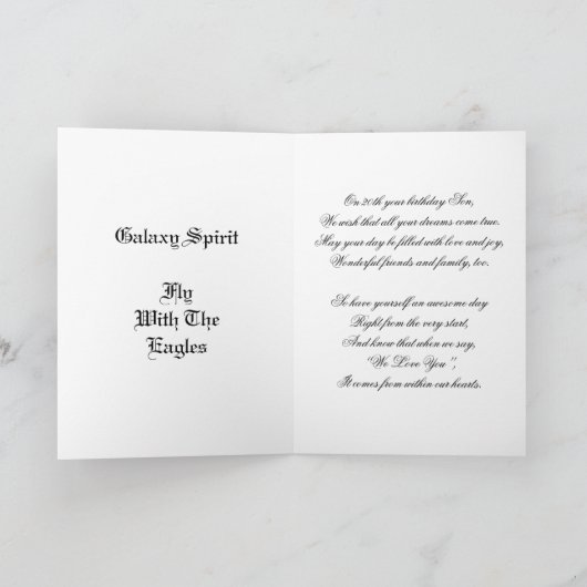 De Geest van de melkweg Kaart (Binnen)