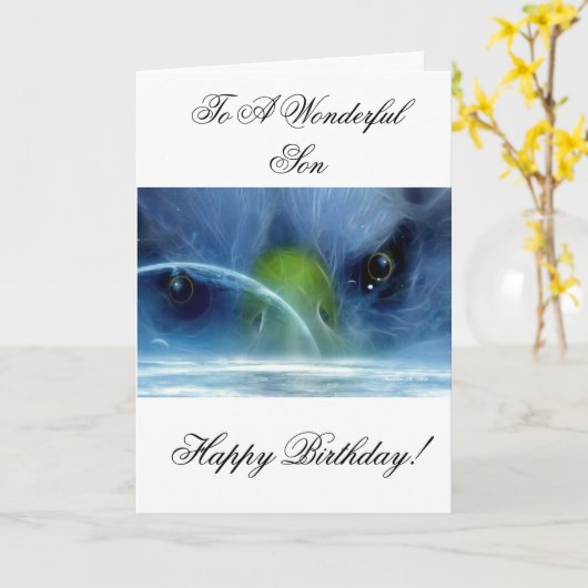 De Geest van de melkweg Kaart (Gele Bloem)