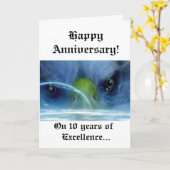 De Geest van de melkweg Kaart (Gele Bloem)