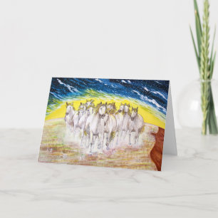 De Geest van de mustang Bedankkaart