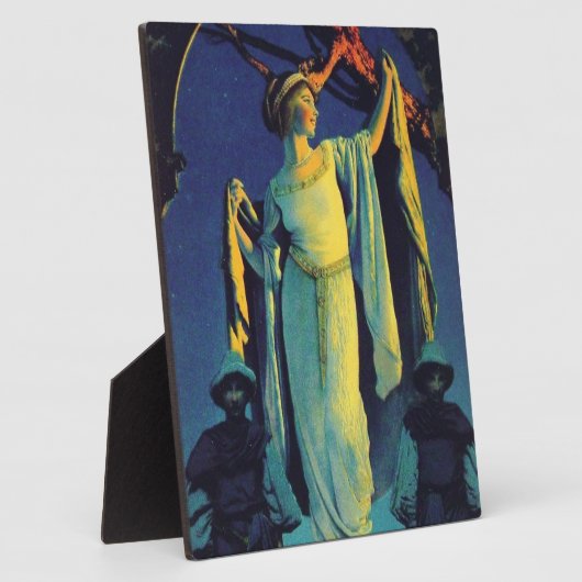 De geest van de nacht - Maxfield Parrish Fotoplaat (Zijkant)