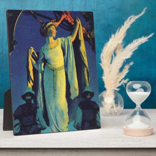 De geest van de nacht - Maxfield Parrish Fotoplaat (Zijkant)