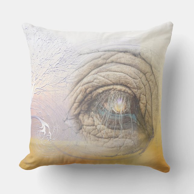 De geest van de olifant buitenkussen (Voorkant)