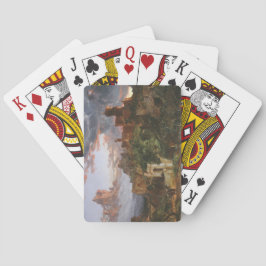 De geest van de oorlog (slag bij een middeleeuwse  pokerkaarten