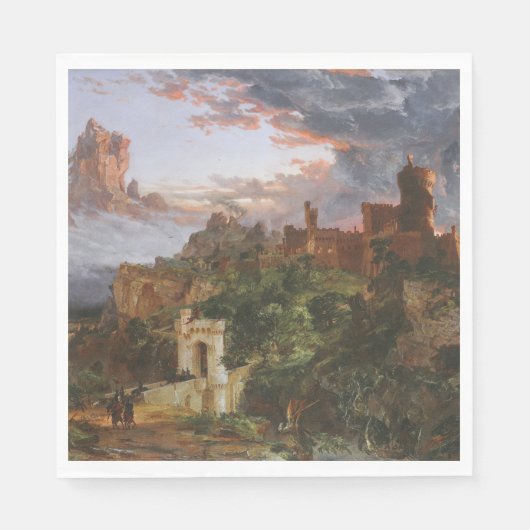 De geest van de oorlog (slag bij een middeleeuwse servet (Voorkant)