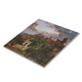 De geest van de oorlog (slag bij een middeleeuwse  tegeltje (Zijkant)