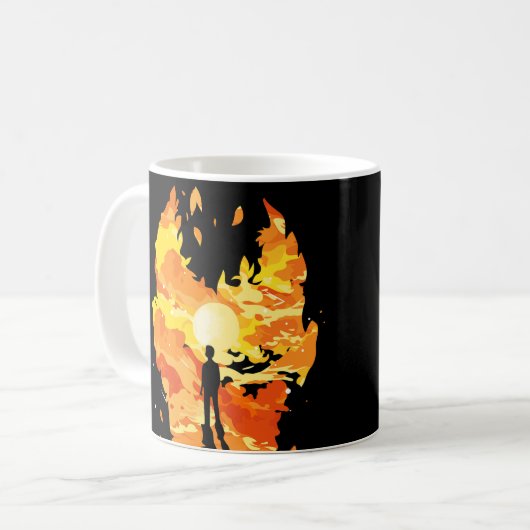 De geest van de verbeelding mok (Voorkant links)