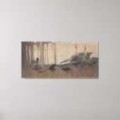 De geest van de vlakten Sydney Long Mythology Canvas Afdruk (Voorkant)