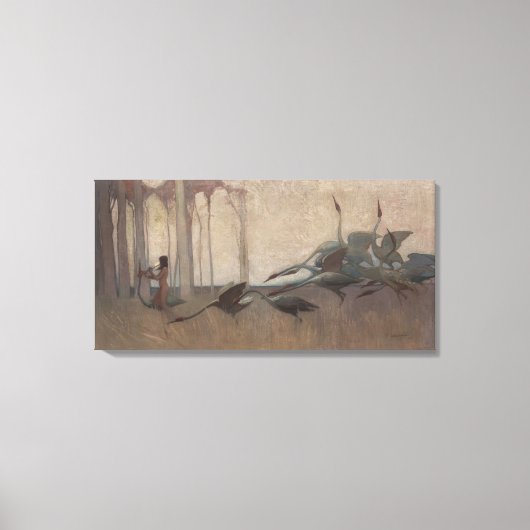 De Geest van de Vlaktes Sydney Long Mythologie Canvas Afdruk (Voorkant)