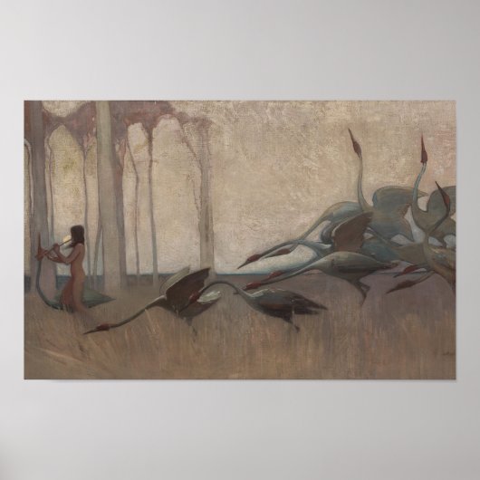 De Geest van de Vlaktes Sydney Long Mythologie Poster (Voorkant)